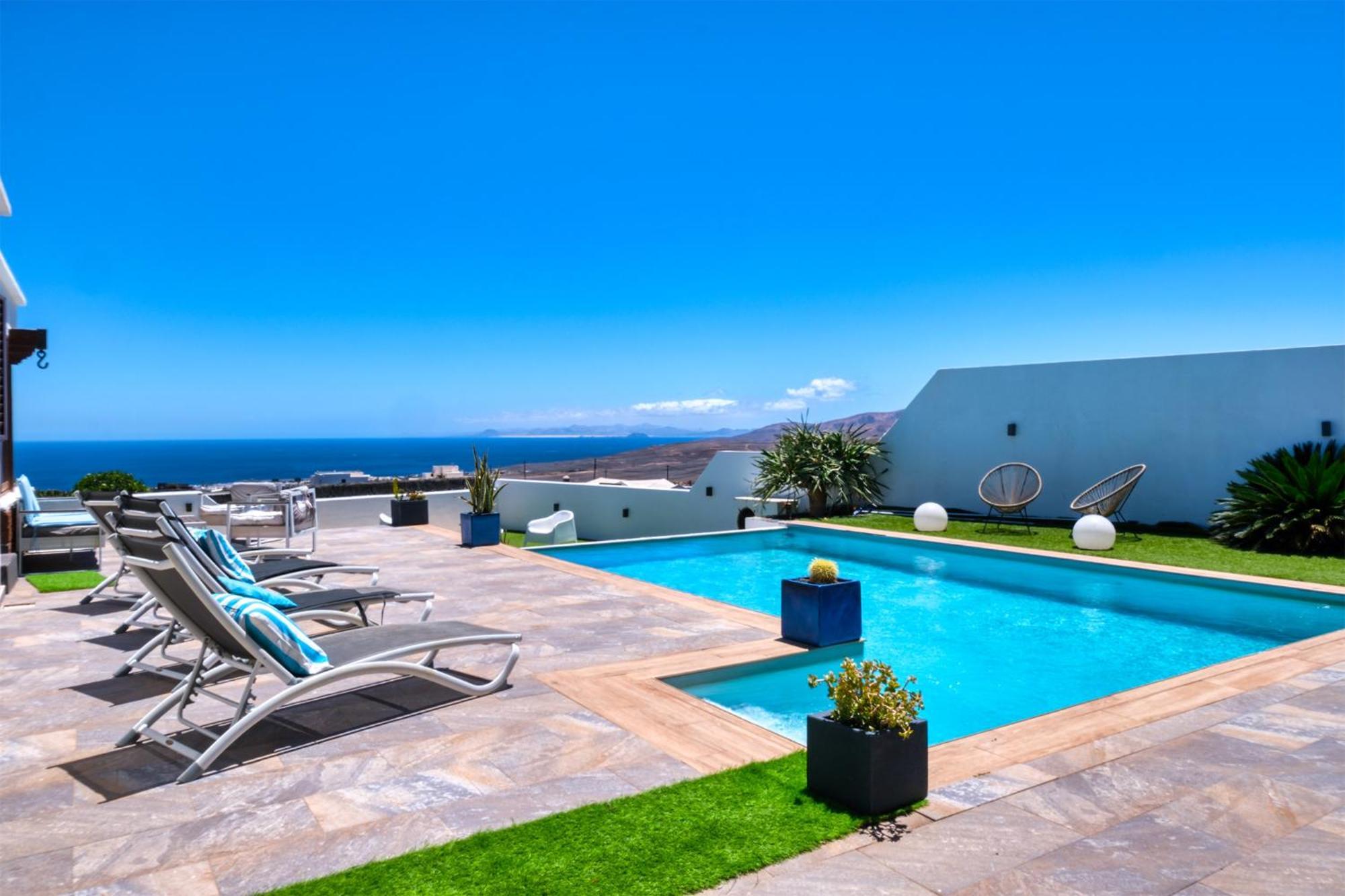 Villa Macher Piscina Y Bar Piscina Tías Εξωτερικό φωτογραφία