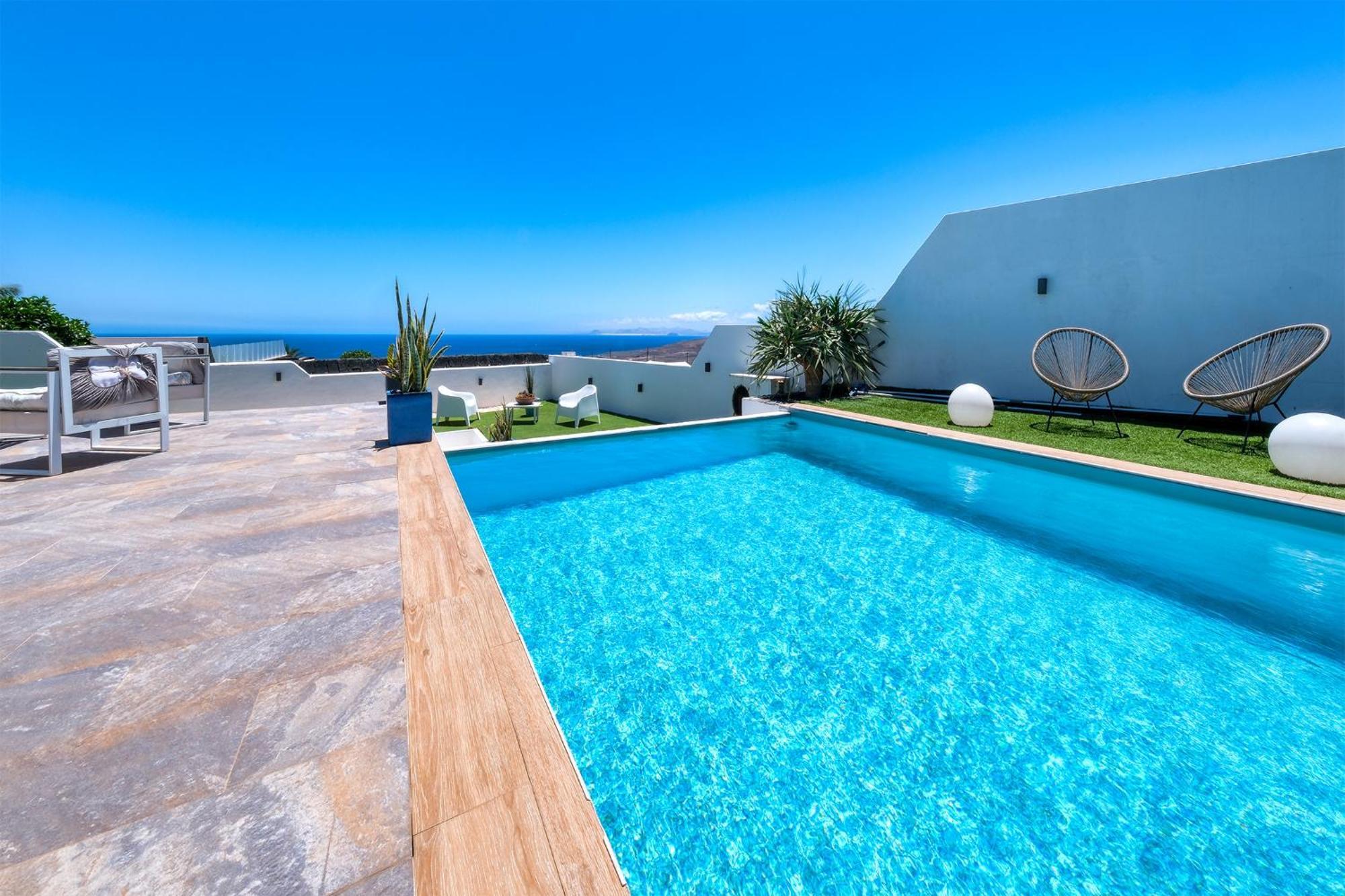 Villa Macher Piscina Y Bar Piscina Tías Εξωτερικό φωτογραφία