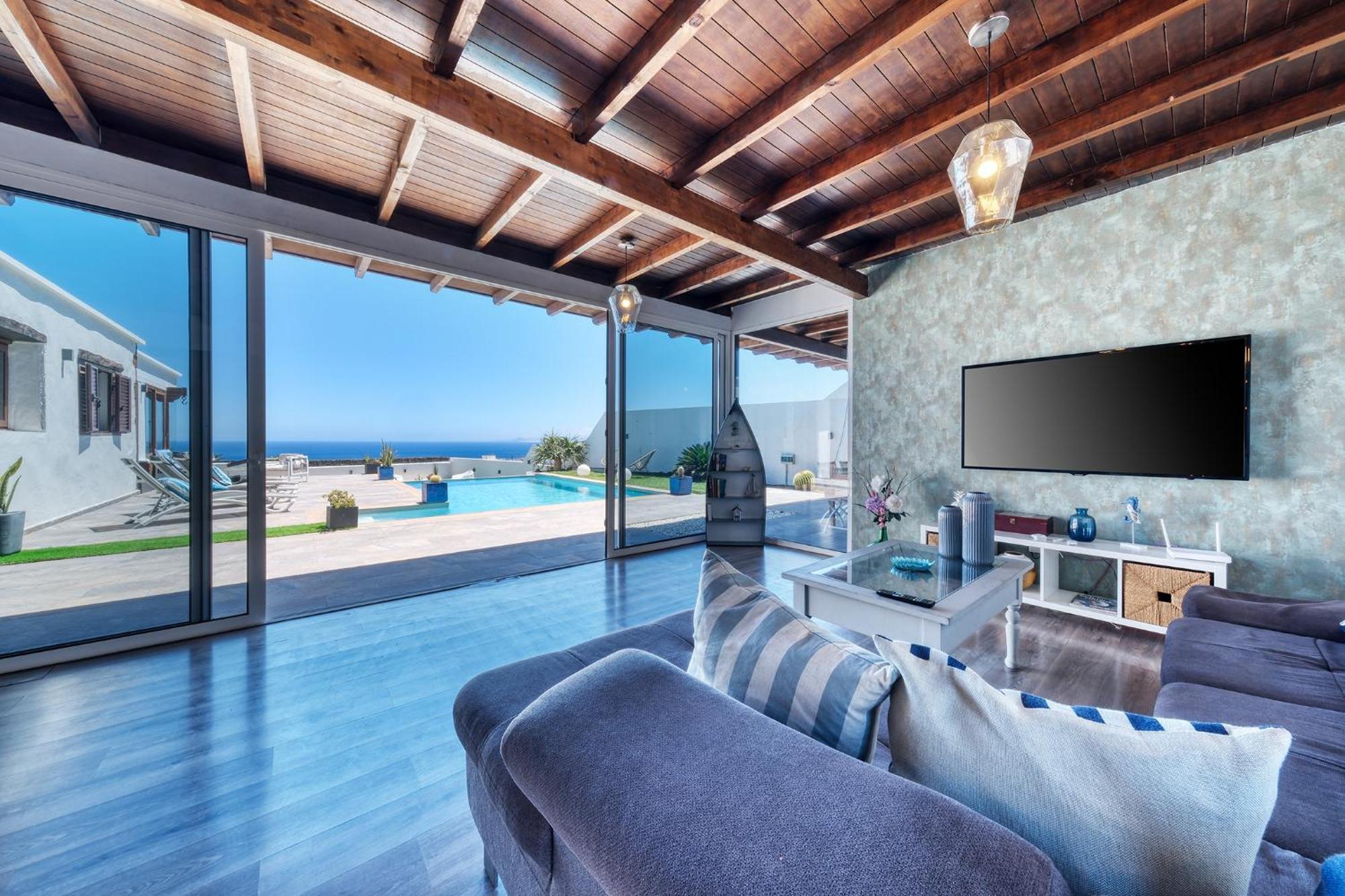 Villa Macher Piscina Y Bar Piscina Tías Εξωτερικό φωτογραφία