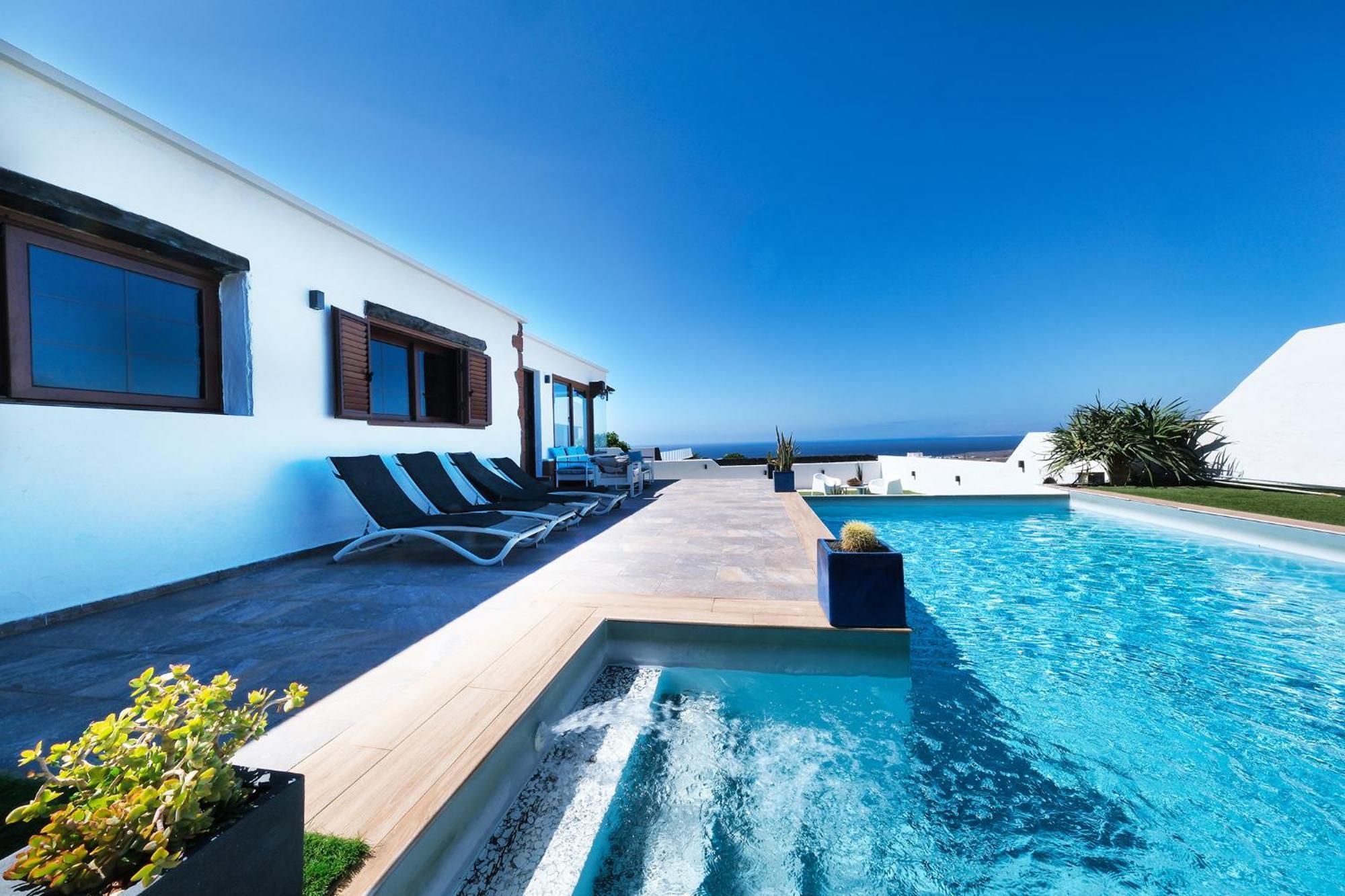 Villa Macher Piscina Y Bar Piscina Tías Εξωτερικό φωτογραφία